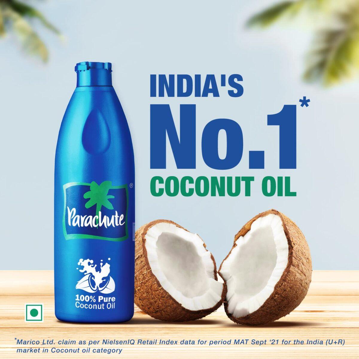 Parachute Coconut Oil 100% Pure 200ml(1)