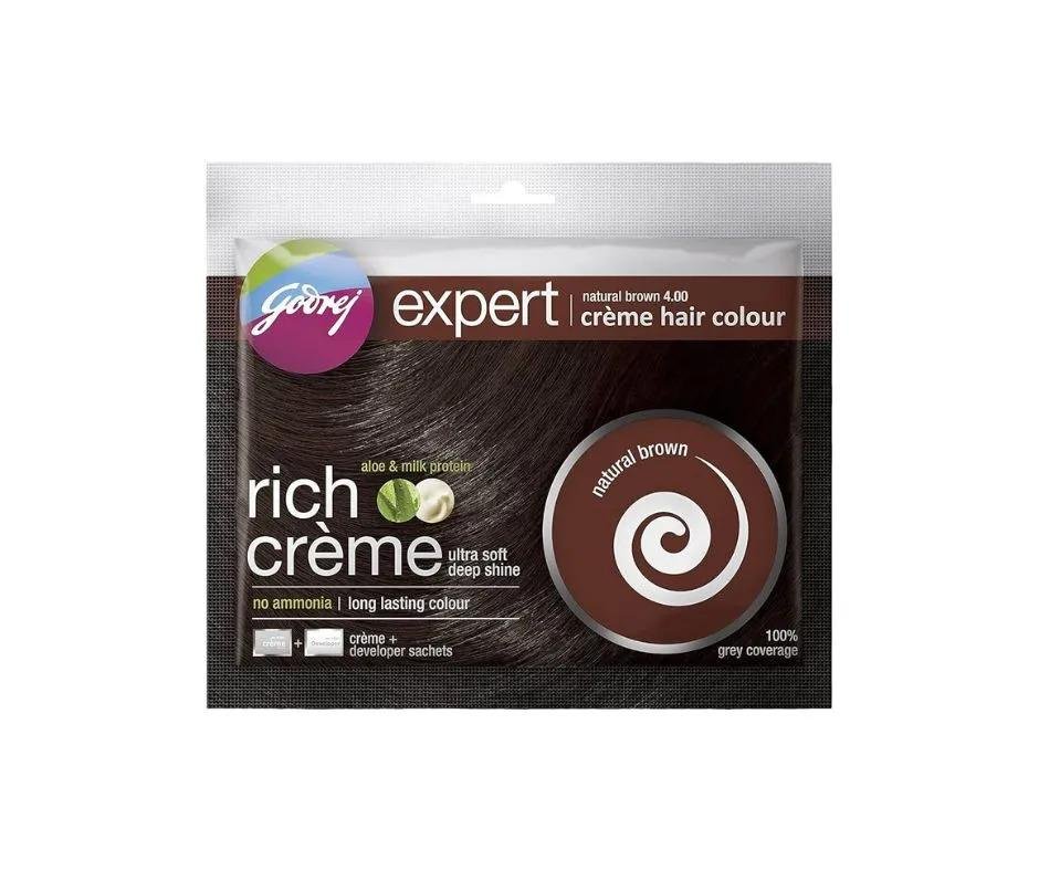 Godrej Expert Rich Cream Hair Dye brown 20gm