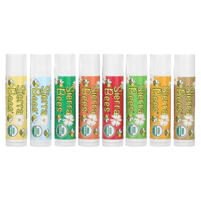 Organic Sierra Bees Lip Balm from Generic 8 packs 4.25gm
