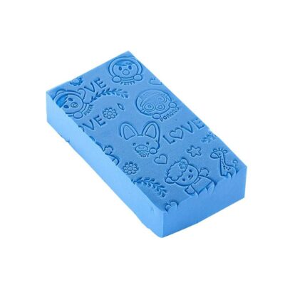Pororo bath sponge to exfoliate and remove dead skin