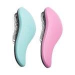 Comfortable plastic and silicone hair brush to prevent split ends and hair loss(1)