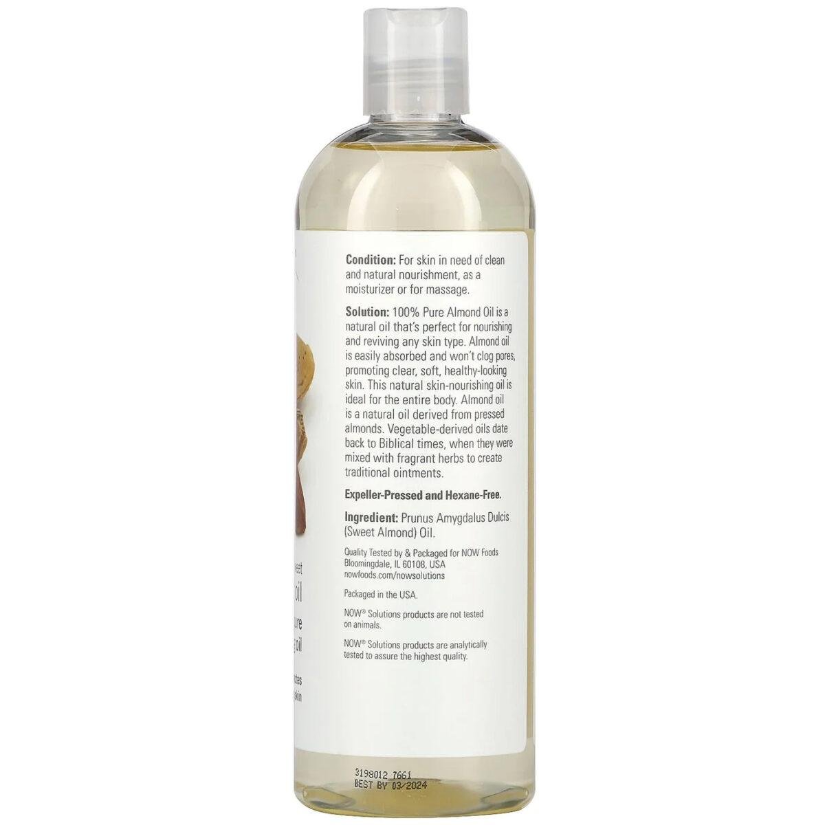 Now Foods Sweet Almond Oil 473ml(1)