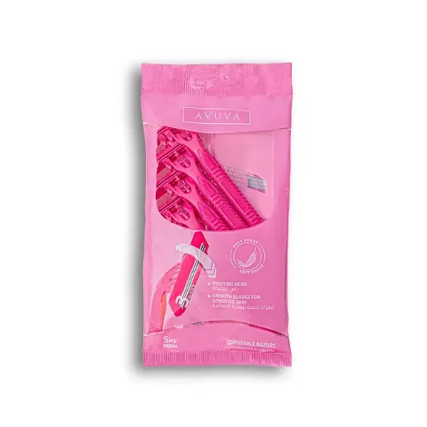 Avuva Feminine Economic Disposable Razor 5 piece