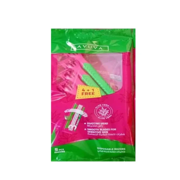 Avuva Soft Body Hair Removal Blades 5 Pieces