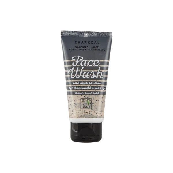 Bobana Activated Charcoal Face Wash for Oily and Combination Skin 50ml