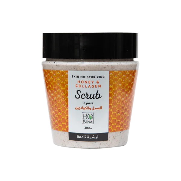 Bobana Honey and Collagen Cream Scrub for Soft Skin 300g