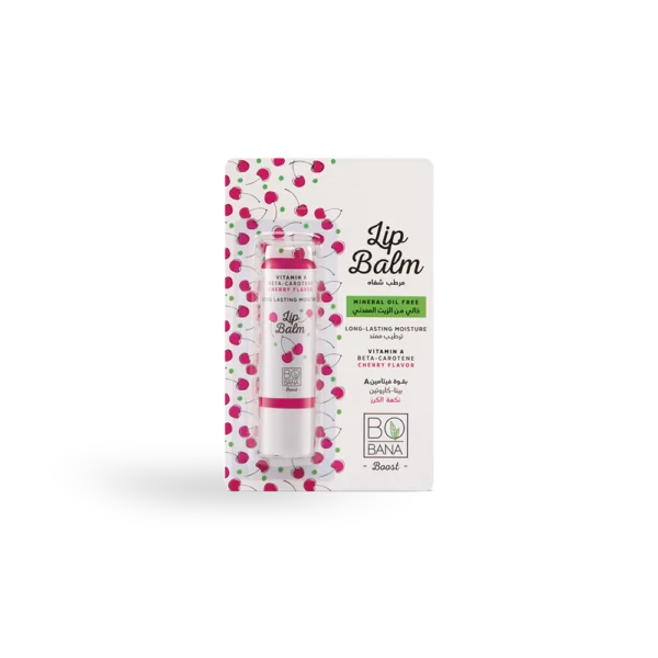 Bobana Lip Balm with Vitamin A and Cherry Flavor