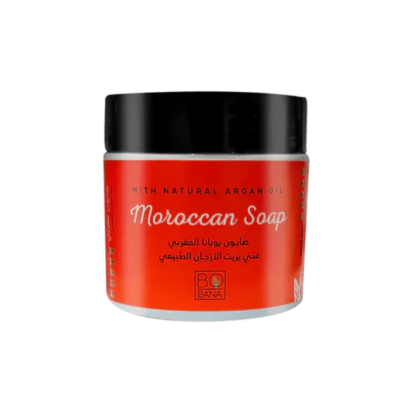 Bobana Moroccan Soap with Argan Oil for Skin Cleansing 500g
