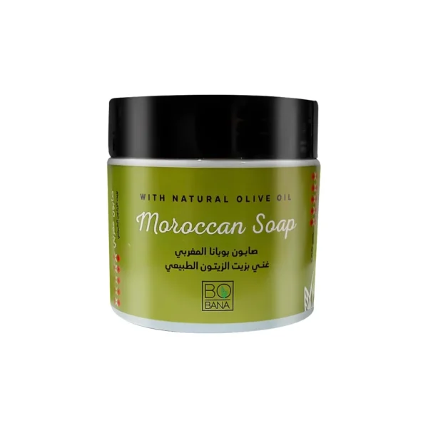 Bobana Moroccan Soap with Olive Oil for Skin Cleansing 500g