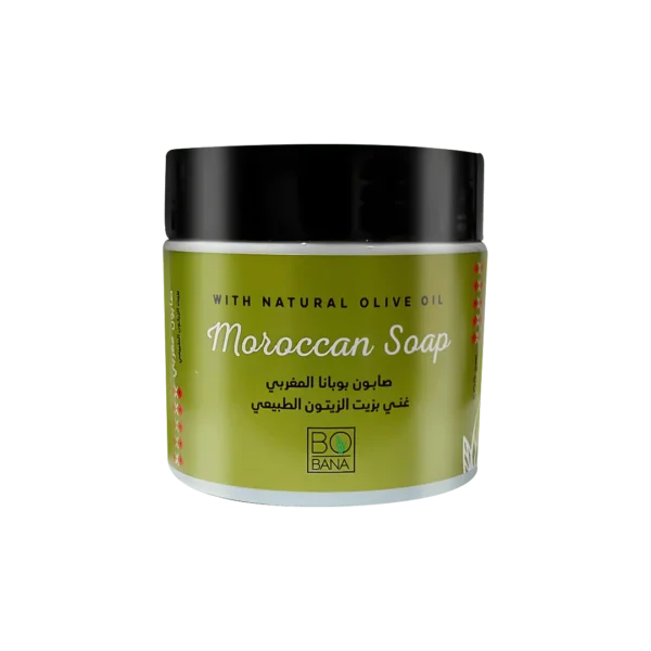 Bobana Moroccan Soap with Olive Oil for Skin Cleansing 500g