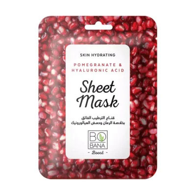 Bobana Sheet Mask with Pomegranate Extract and Hyaluronic Acid