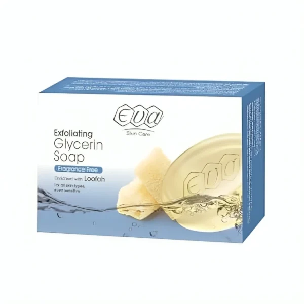 Eva Glycerin Soap Enriched with Loofah for All Skin Types 120gm