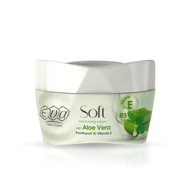 Eva Soft Moisturizing Cream with Aloe Vera and Panthenol 50gm