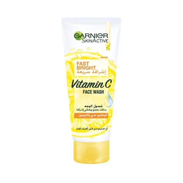 Garnier Fast Fairness Vitamin C & Lemon Face Wash for Brightening and Cleansing 100ml