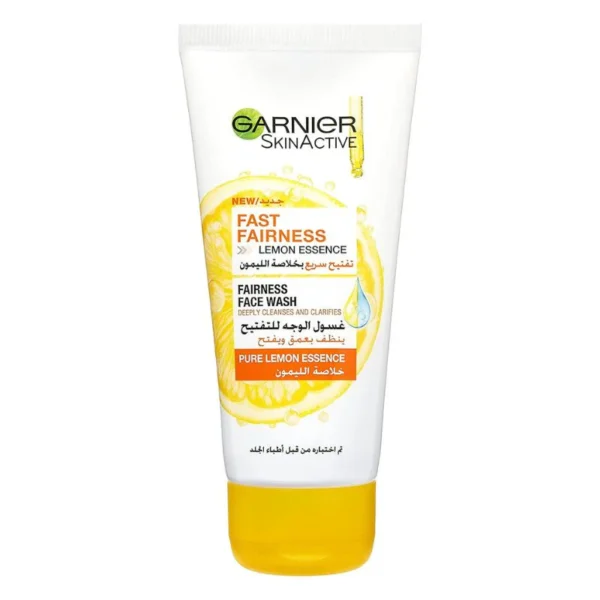 Garnier Fast Fairness Vitamin C & Lemon Face Wash for Brightening and Cleansing 50ml