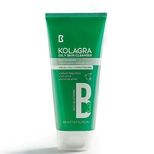 Kolagra Niacinamide Cleanser for Oily and Acne-Prone Skin 200ml