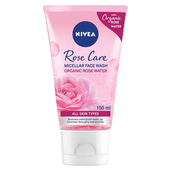 NIVEA Face Wash with Rose Water for All Skin Types 150ml