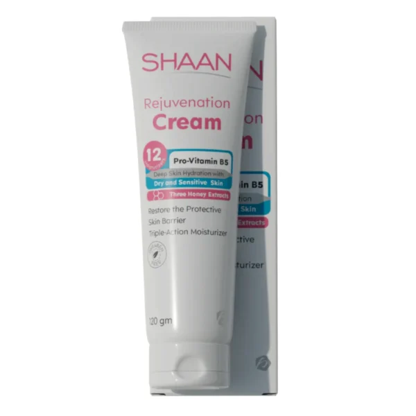 Shaan Cream for Moisturizing and Rejuvenating the Skin with Vitamin B5 120gm