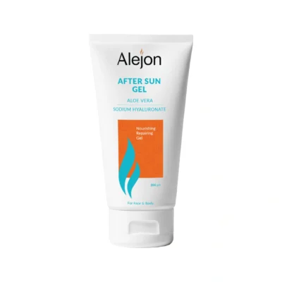 Alejon After Sun Gel with Aloe Vera & Hyaluronic Acid to Hydrate & Soothe Skin 200ml