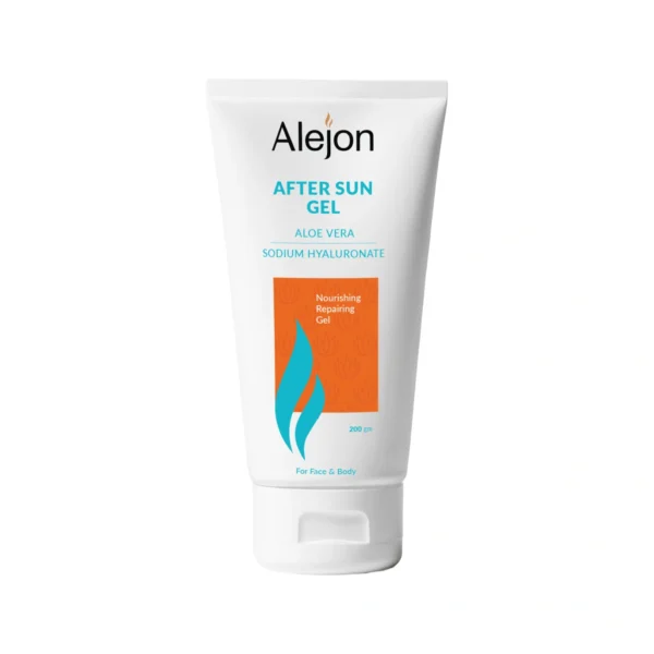 Alejon After Sun Gel with Aloe Vera & Hyaluronic Acid to Hydrate & Soothe Skin 200ml