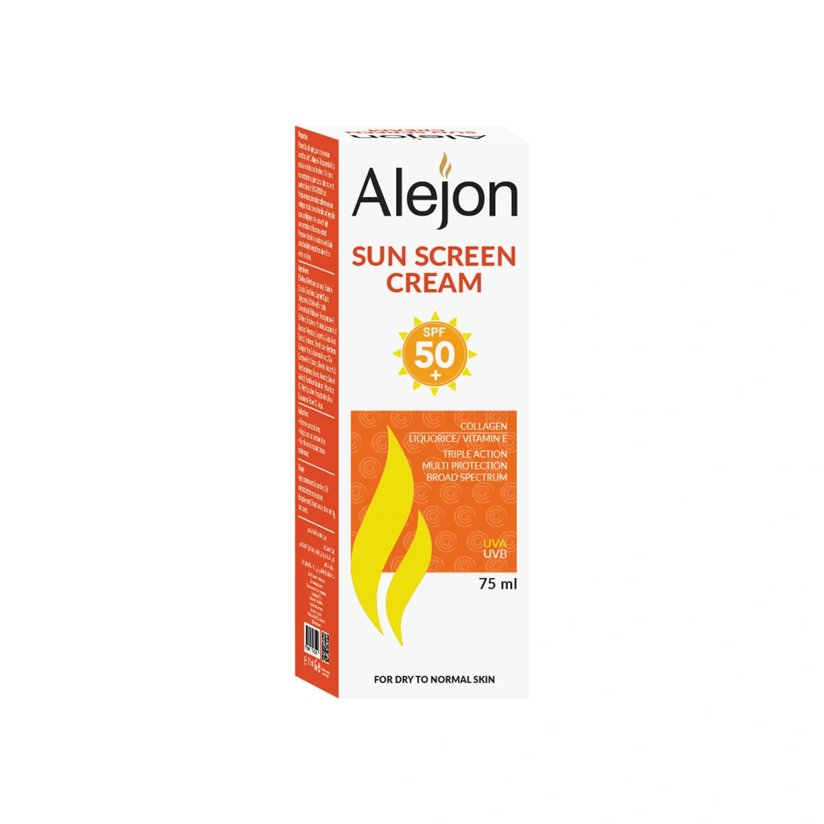Alejon Sunscreen Cream for Dry Skin +50 SPF 75ml