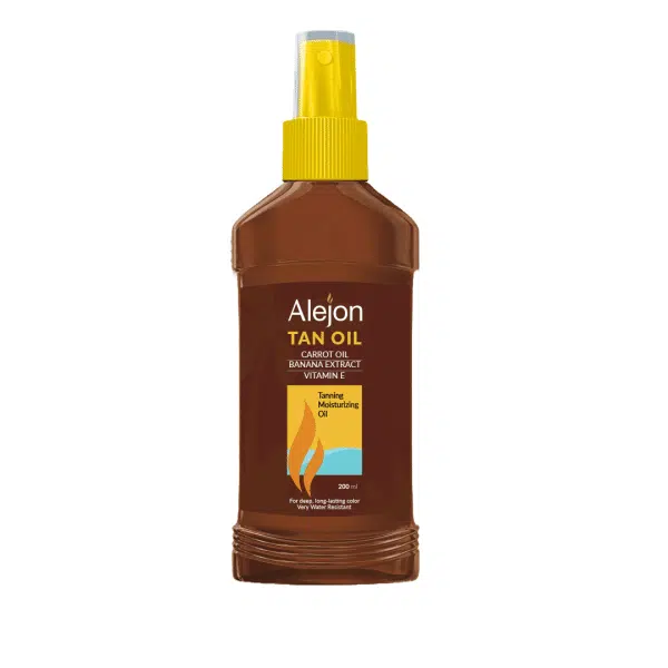 Alejon Tanning Oil with Carrot & Banana Extract for Natural Tan 200ml