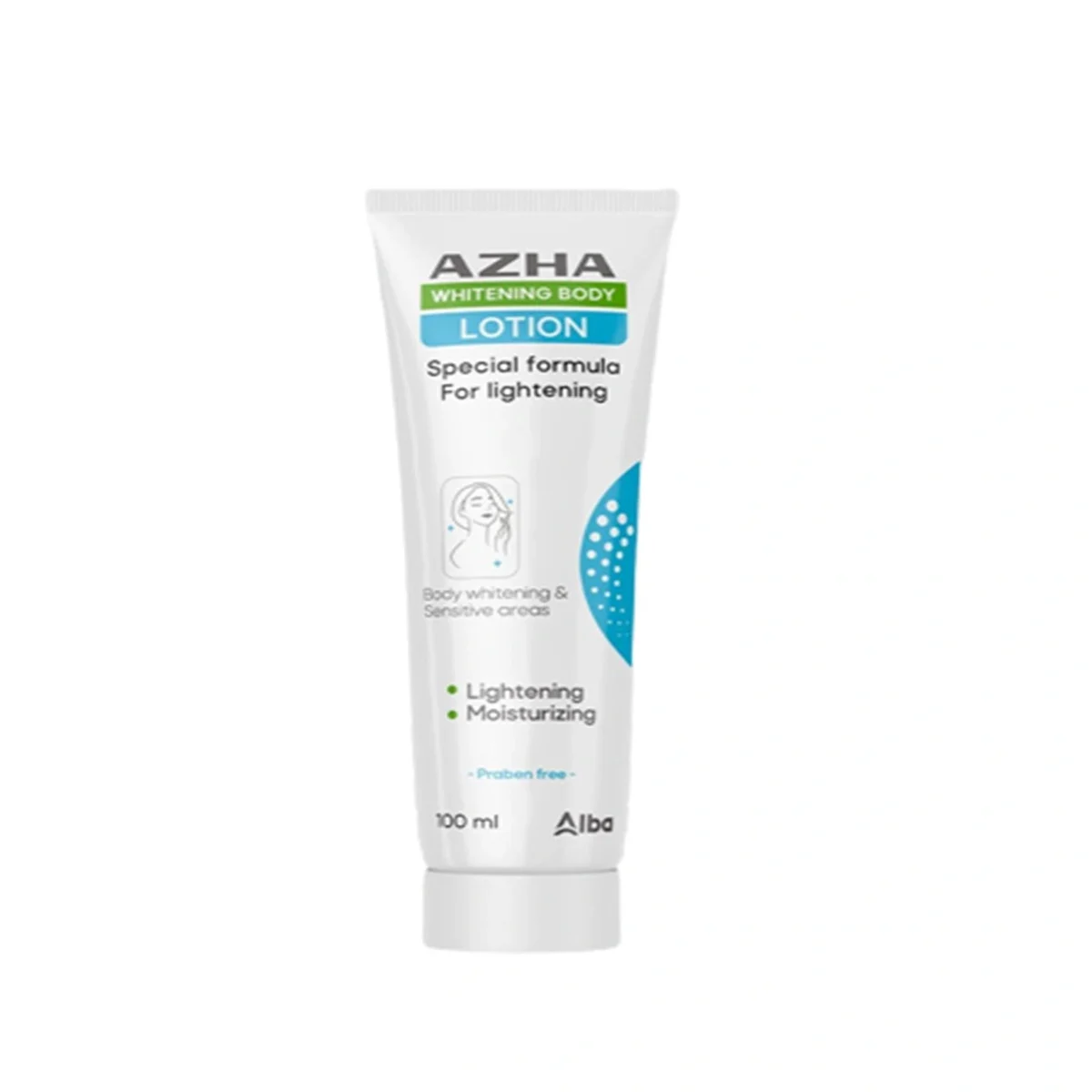 Azha Lotion for Lightening the Body and Sensitive Areas 100ml