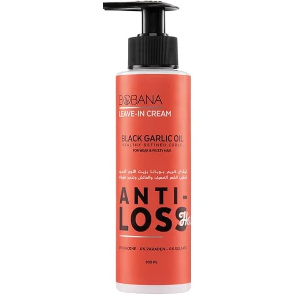 Bobana Leave-in Moisturizing Cream with Black Garlic Oil 200ml