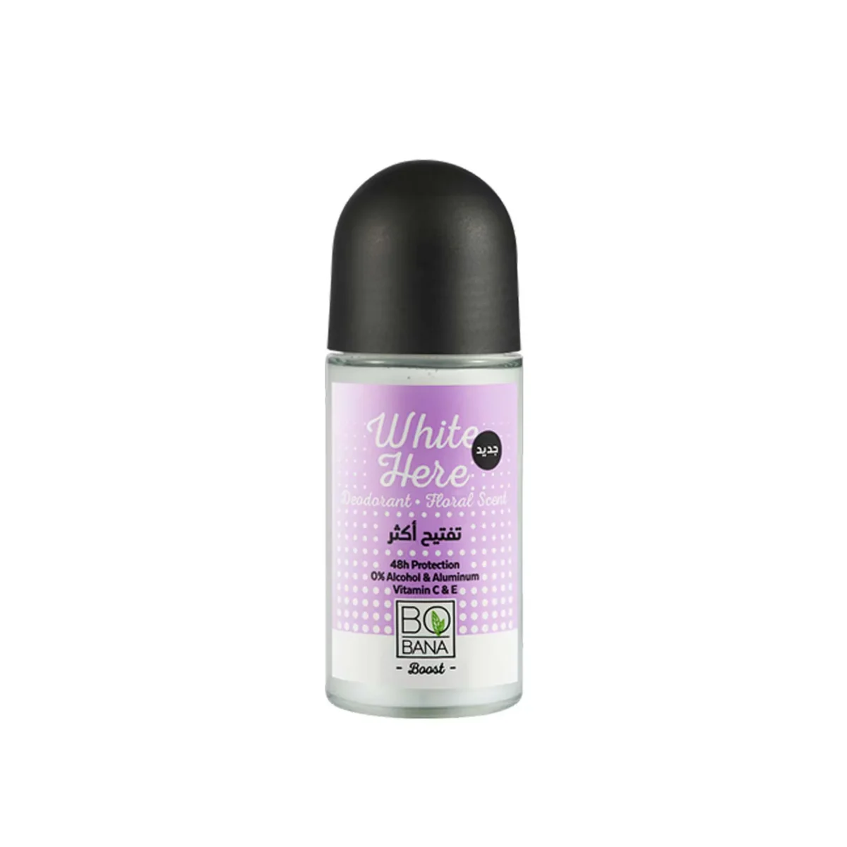 Bobana Roll-On Deodorant for Whitening with Rose Scent 50ml