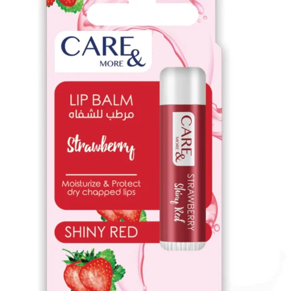 Care & More Strawberry Lip Balm 4g