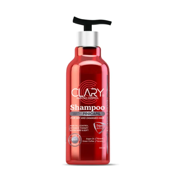 Clary Shampoo for Hair Thickening and Reducing Hair Loss 300ml