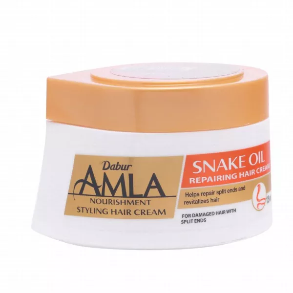 Dabur Amla Hair Cream with Snake Oil for Damaged Hair Repair 125ml