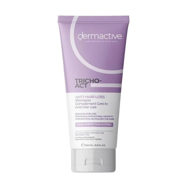 Dermactive Shampoo for Hair Loss with Rose Scent 200ml