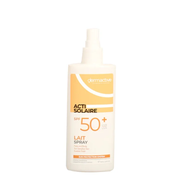Dermactive Sunscreen Spray Solaire Lotion +SPF50 for Face and Body 125ml