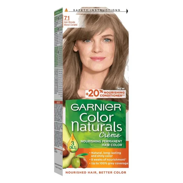 Garnier Color Naturals Hair Dye Ash Blonde 7.1