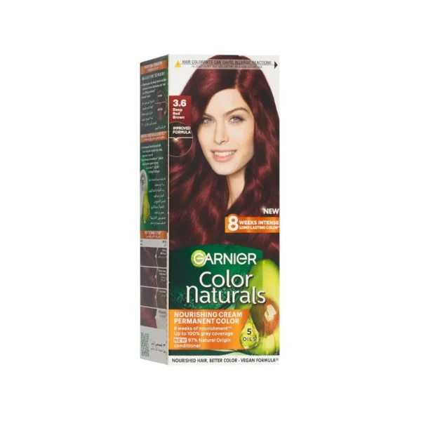 Garnier Color Naturals Hair Dye Dark Red Brown 3.6