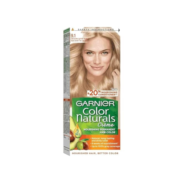 Garnier Color Naturals Hair Dye Very Light Ash Blonde 9.1