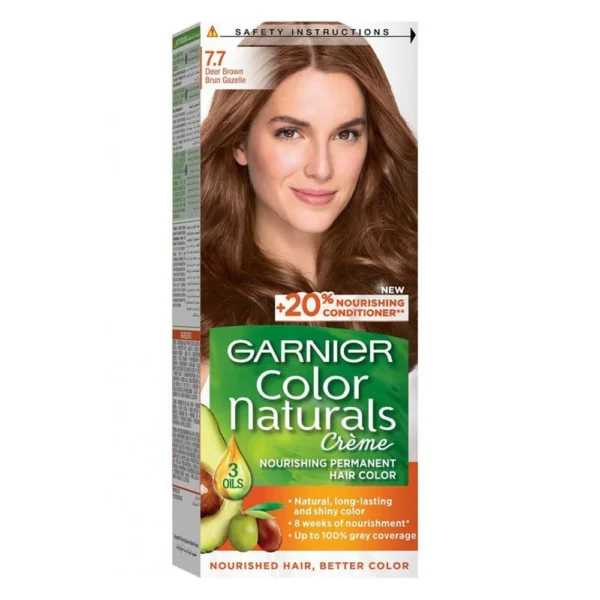 Garnier Color Naturals Hair Dye, Gazelle Brown 7.7