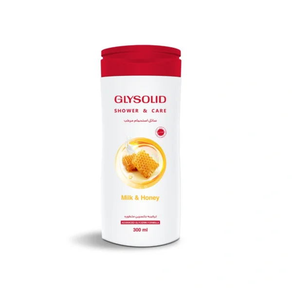 Glysolid Shower Gel with Milk and Honey 300ml