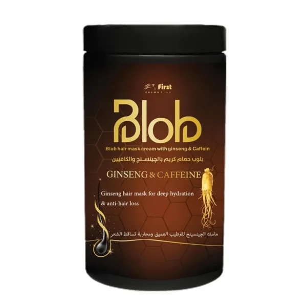 Hair Mask Blob with Ginseng and Caffeine for Moisturizing Hair 1000g