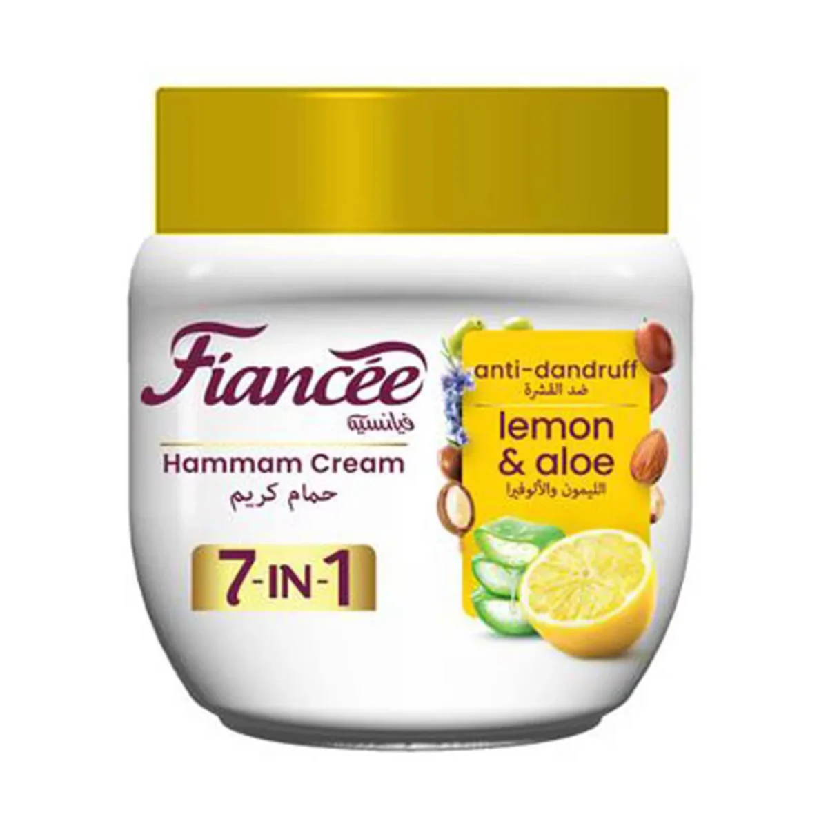 Hair Mask Fiancée with Lemon and Aloe Vera for Anti-Dandruff 450ml