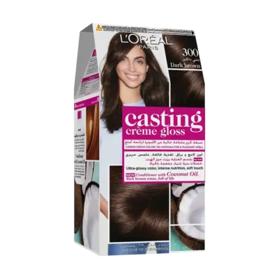 L'Oreal Casting Creme Gloss Hair Dye - Dark Brown 300