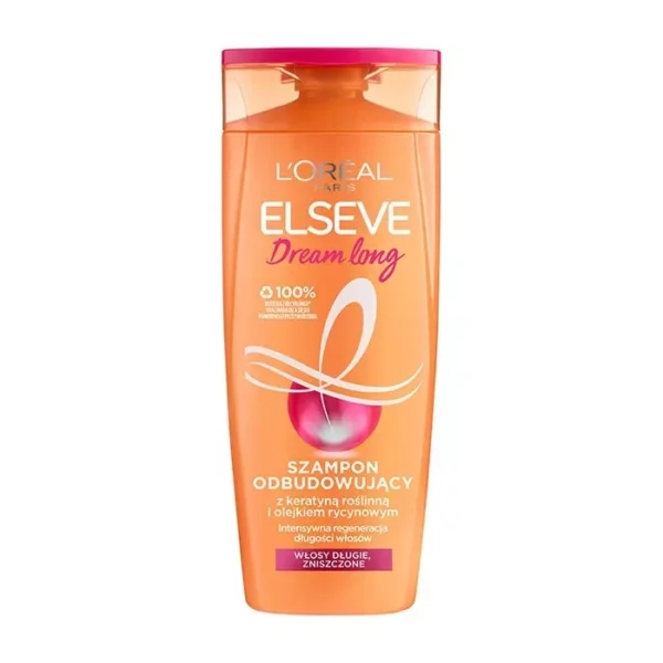 L'Oréal Elvive Dream Long Keratin Shampoo for Nourishing and Hair Growth 400ml