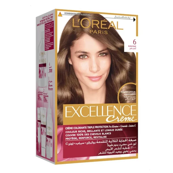 L'Oreal Excellence Hair Dye, Dark Blonde 6