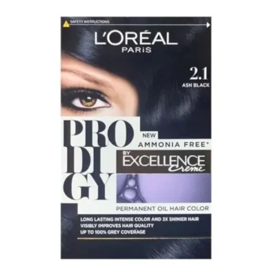 L'Oreal Prodigy Hair Dye, Ash Black 2.10