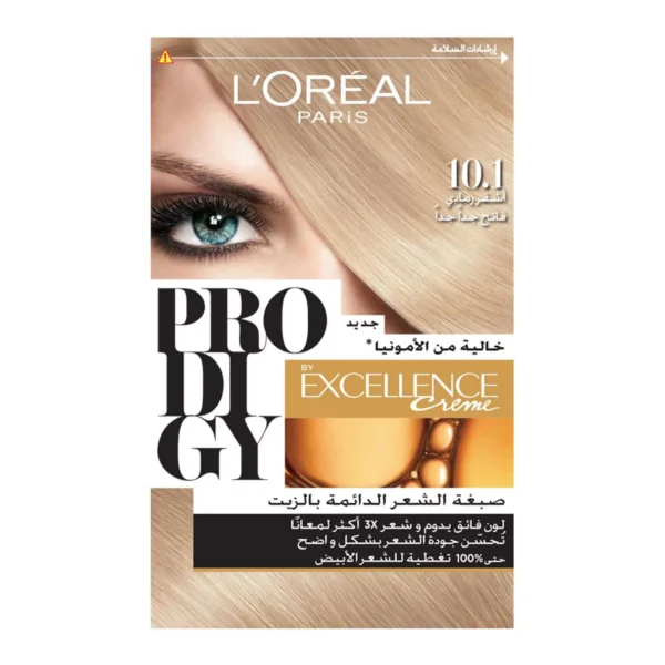 L'Orรฉal Prodigy Hair Dye, Very Light Ash Blonde 10.1