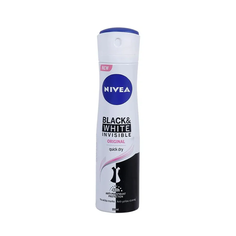 NIVEA Black & White Deodorant Spray for Women 150ml