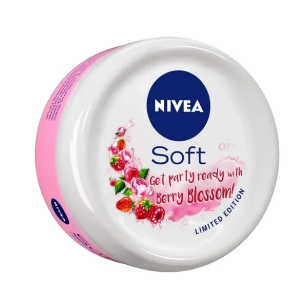 NIVEA Soft Body & Hand Cream with Raspberry Blossom 100ml