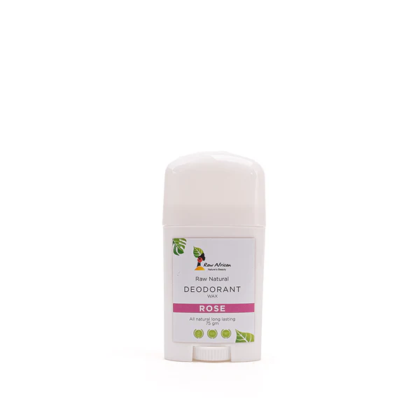 Raw African Roll-On Deodorant Rose Skin Lightening 75g