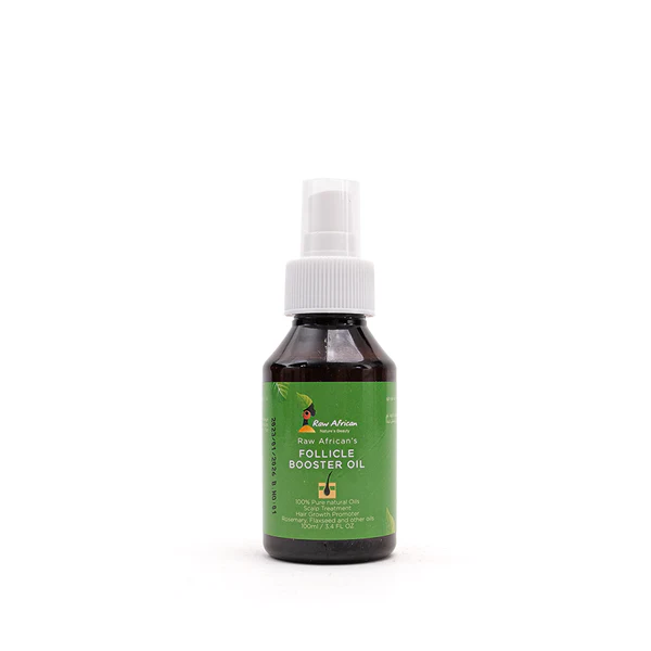 Raw African Rosemary & Flaxseed Follicale Booster Oil for Scalp Treatment and Hair Growth 100ml
